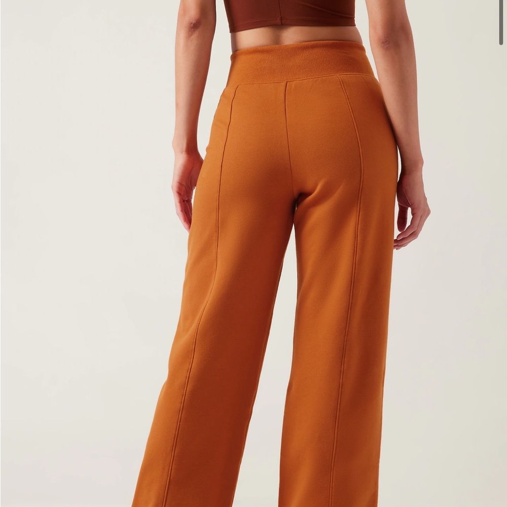 Retroplush Straight Leg Pant-foliage orange